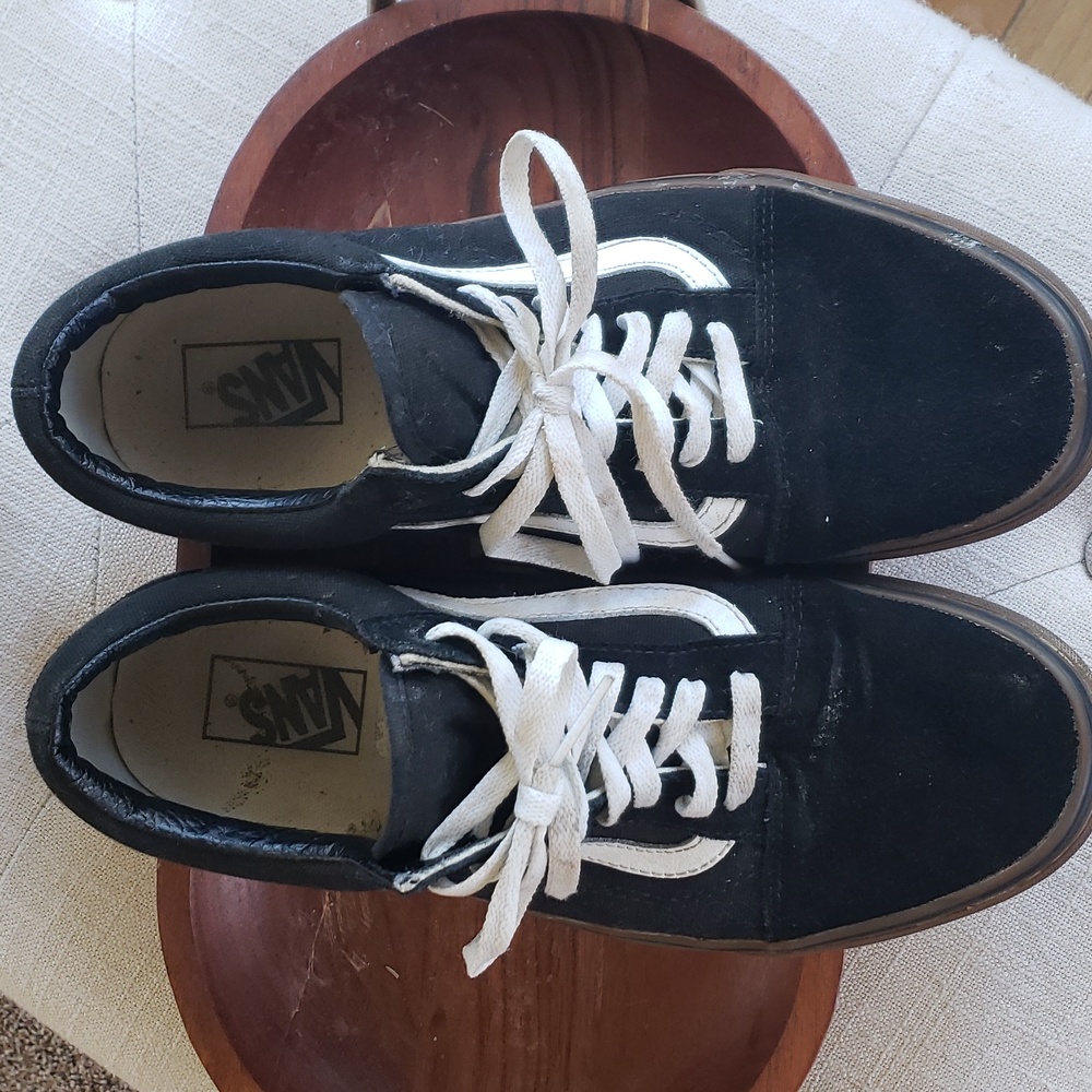 VANS Off The Wall Old Skool Skate Shoes- Mens 10.5 women's size 12